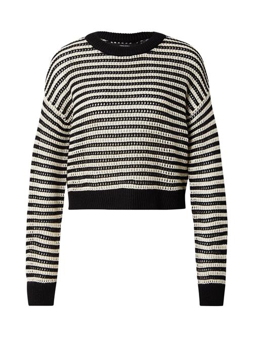 Se VERO MODA Pullover 'VMNewmadera'  ecru / sort ved About You