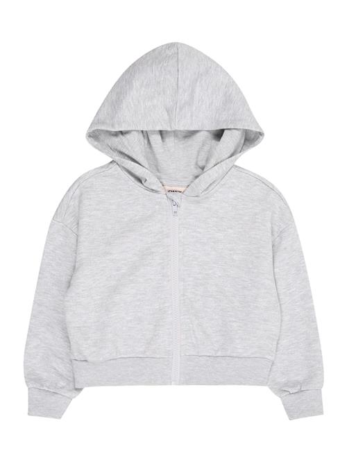 ONLY GIRLS Sweatjakke 'KOGFAVE'  lysegrå