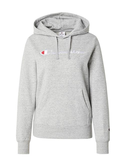 Se Champion Authentic Athletic Apparel Sweatshirt  lysegrå / rød / sort / hvid ved About You