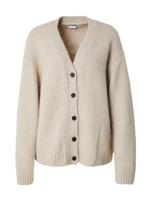 WEEKDAY Oversized cardigan 'Emira'  beige-meleret