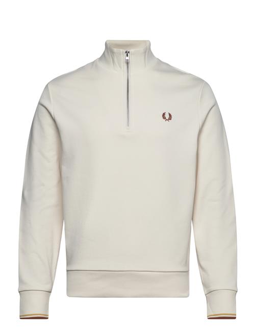 Half Zip Sweatshirt Fred Perry Cream