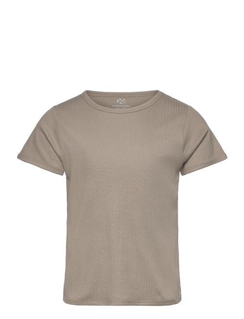 Copenhagen Colors Rib Jersey T-Shirt Copenhagen Colors Grey