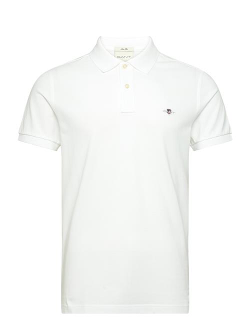 GANT Slim Shield Ss Pique Polo GANT White