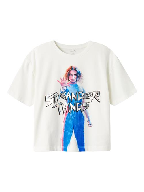 NAME IT Shirts 'Stranger Things'  blandingsfarvet / hvid