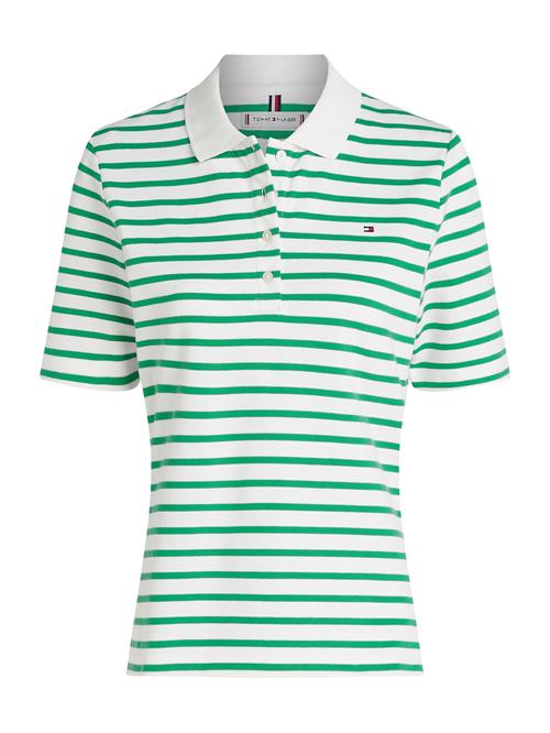 TOMMY HILFIGER Shirts '1985'  grøn / hvid