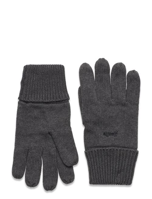 Superdry Knitted Logo Gloves Superdry Black