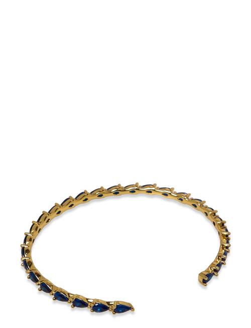 Pipol's Bazaar Carissa Chrystal Bangle Golden Blue Pipol's Bazaar Blue