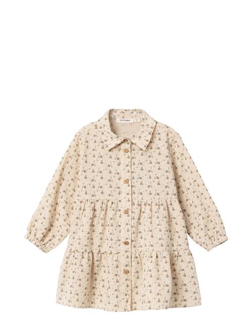 Lil'Atelier Nmflacy Ls Loose Dress Lil Lil'Atelier Beige