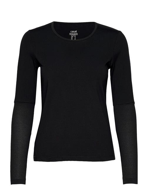 Casall Essential Mesh Detail Long Sleeve Casall Black