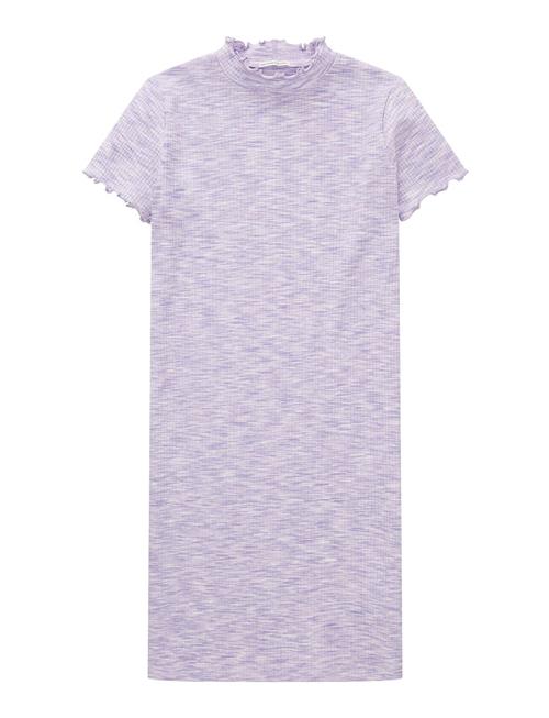 Structured Rib Dress Tom Tailor Purple