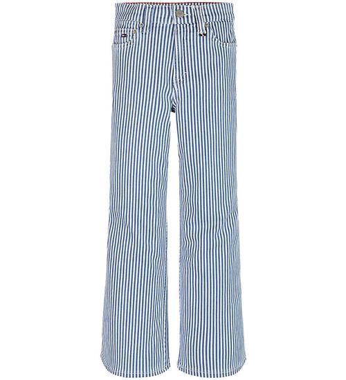 Tommy Hilfiger Jeans - Striped Denim - BlÃ¥/Hvid