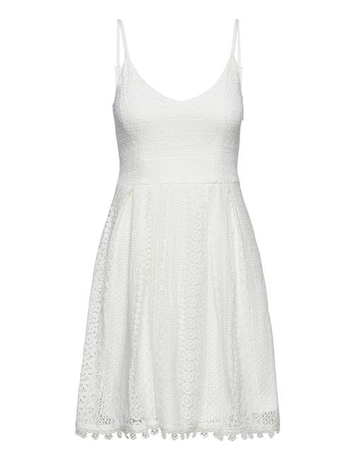 ONLY Onlhelena Lace S/L Short Dress Noos Wvn ONLY White