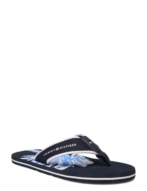 Tommy Hilfiger Hilfiger Palm Print Beach Sandal Tommy Hilfiger Blue