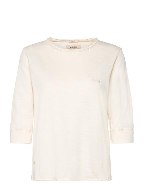 MOS MOSH Mmzelma 3/4 Sleeve Tee MOS MOSH Cream