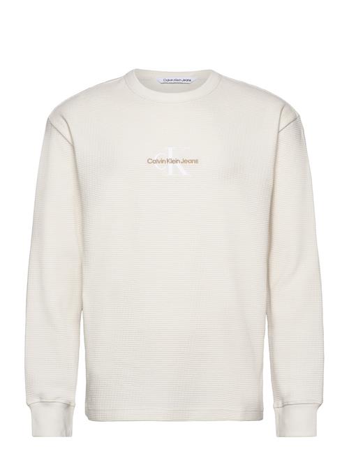 Calvin Klein Jeans City Grid Ls Tee Calvin Klein Jeans Cream