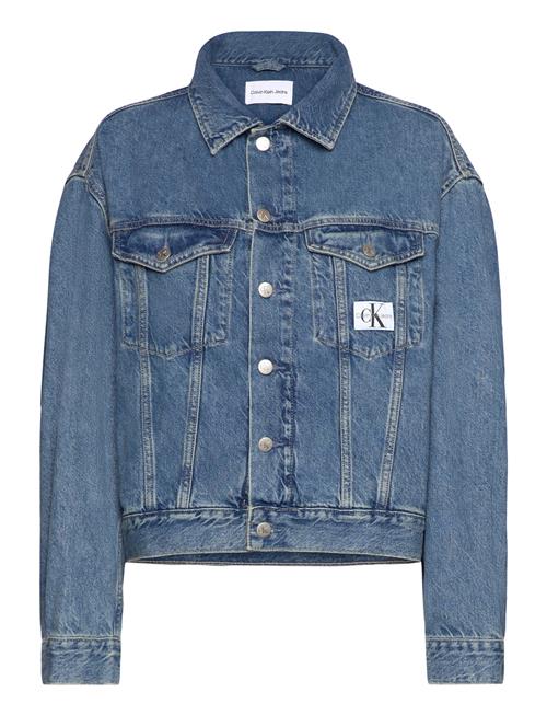 Boxy Denim Jacket Calvin Klein Jeans Blue