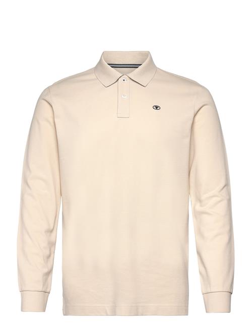 Tom Tailor Basic Polo With Contrast Tom Tailor Beige