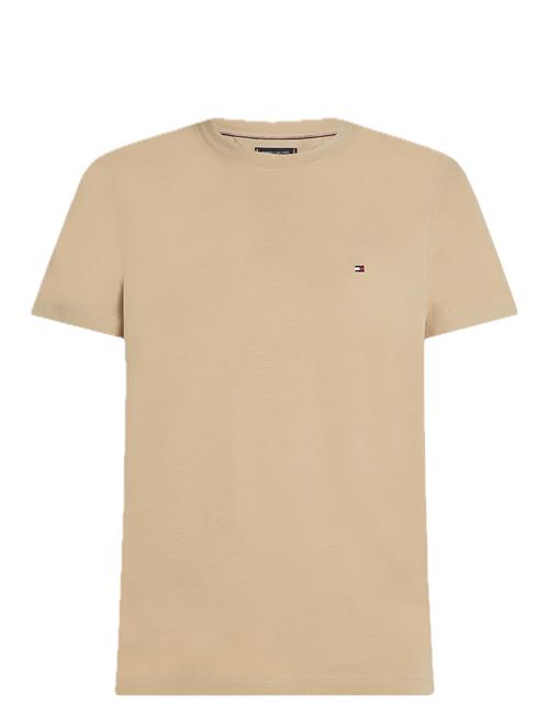 Stretch Slim Fit Tee Tommy Hilfiger Beige