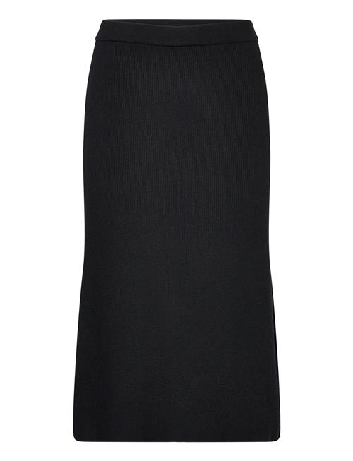 Vila Vicomfy A-Line Knit Skirt- Noos Vila Black