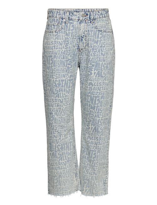 AllSaints Zoey Printed Jean AllSaints Blue