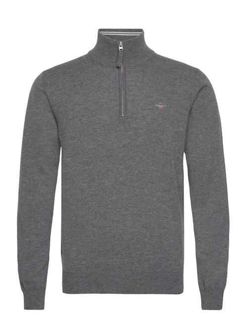 GANT Superfine Lambswool Half Zip GANT Grey