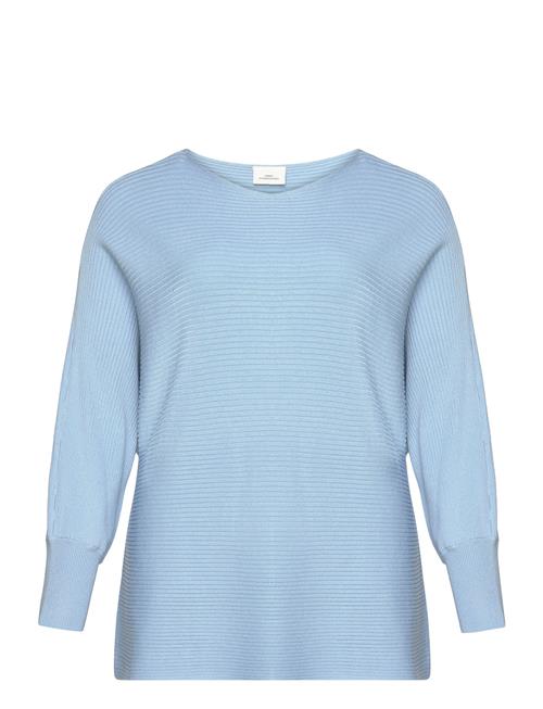 Carnew Adaline L/S Pullover Knt Noos ONLY Carmakoma Blue