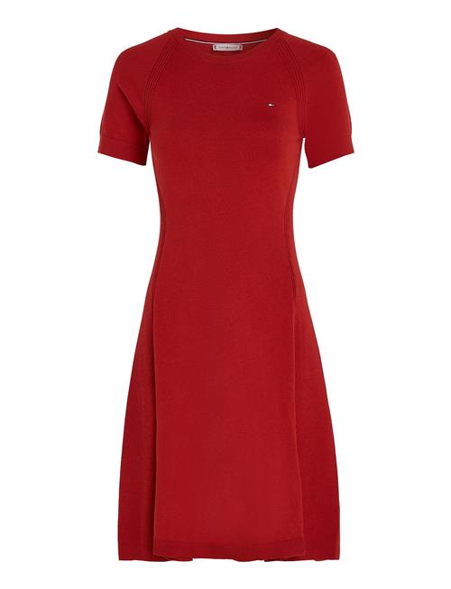 Tommy Hilfiger Co Jersey Stitch F&F Dress Tommy Hilfiger Red