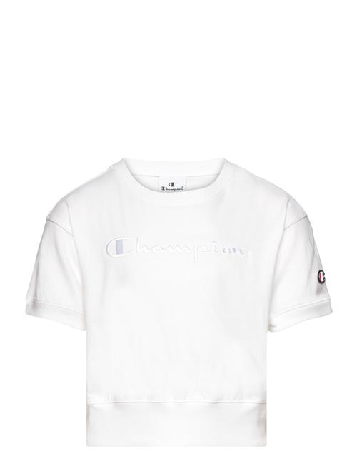 Champion Crewneck Croptop T-Shirt Champion White