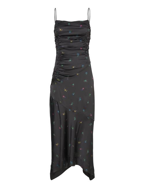 Ganni Printed Satin Ganni Black