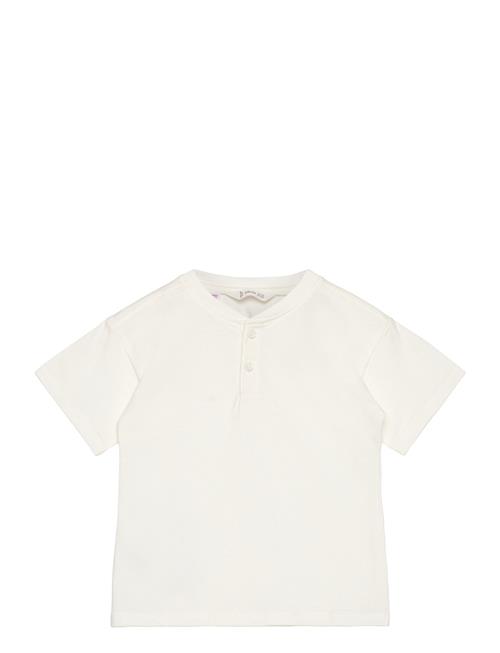 Mango Essential Cotton-Blend T-Shirt Mango White