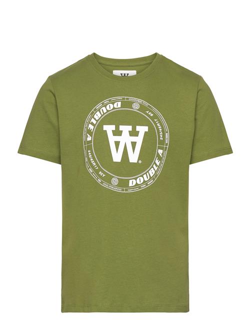 Double A by Wood Wood Ola Junior Tirewall T-Shirt Gots Double A By Wood Wood Green