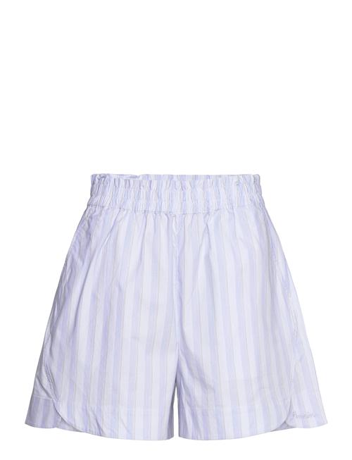 REMAIN Birger Christensen Striped Wide Shorts REMAIN Birger Christensen Blue