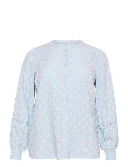 Kaffe Curve Kcloulou Shirt Kaffe Curve Blue