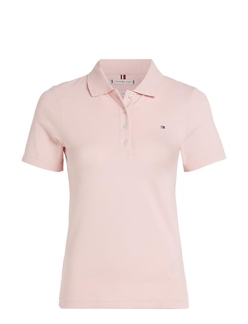 1985 Slim Pique Polo Ss Tommy Hilfiger Pink