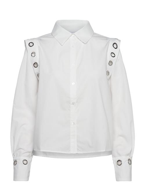 Coster Copenhagen Shirt With Metal Holes Coster Copenhagen White