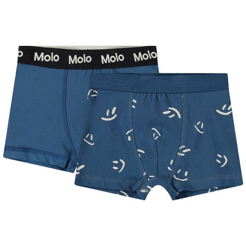 Molo Justin Boxershorts Happy Best | Marine blå | 146/152 cm