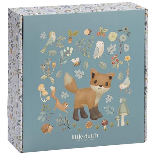 Se Little Dutch Creativity Box Forest Friends Blue | Blå | 3-12 years ved Babyshop
