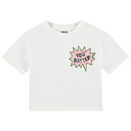 Molo Reinette T-Shirt You Glitter | Hvid | 164 cm