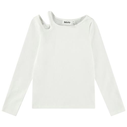 Molo Ramona Long-Sleeved T-Shirt Crisp White | Hvid | 122/128 cm