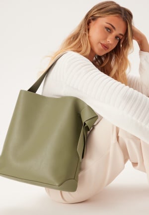 BUBBLEROOM Maria Large Tote Bag Light khaki green Onesize