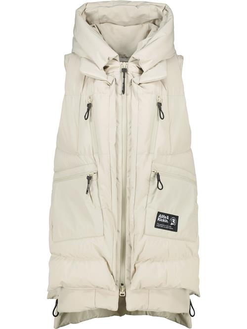 Alife and Kickin Vest 'Racha'  beige / sort / hvid