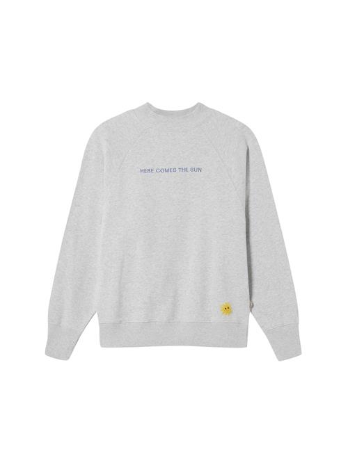 Se Thinking MU Sweatshirt 'Here Comes The Sun'  safir / lysegrå ved About You