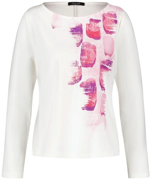 Se TAIFUN Shirts  lilla / magenta / offwhite ved About You