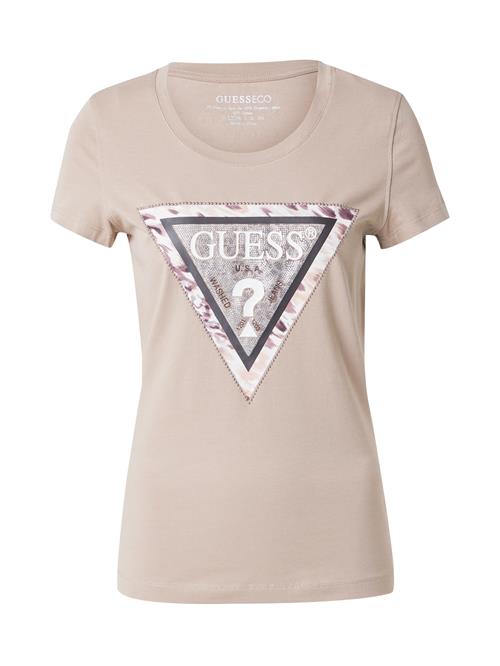 GUESS Shirts  beige / lysebrun / sort