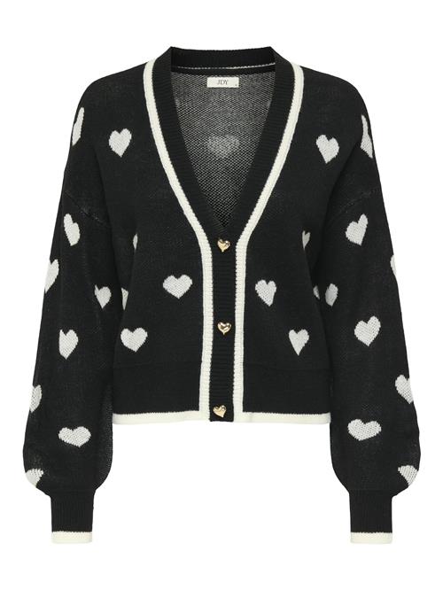 JDY Cardigan 'Romance'  sort / hvid