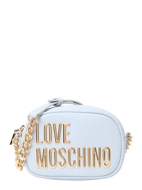 Love Moschino Skuldertaske  lyseblå / guld