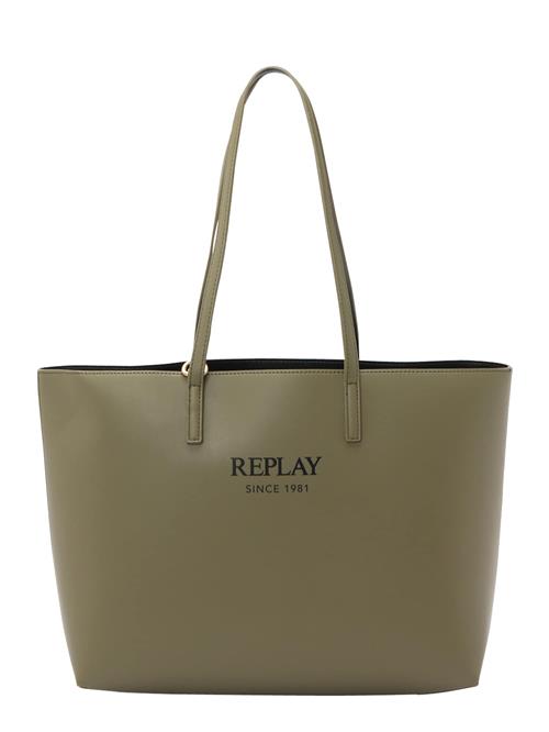 REPLAY Shopper  oliven / sort