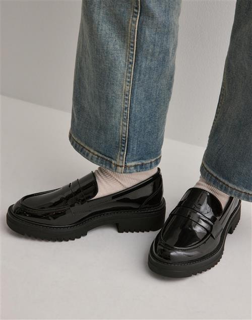 Nelly - Sort - Chunky Classic Loafer