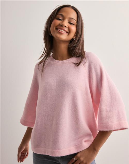 Only - Pink - Onlsimoni 3/4 Pullover Knt Noos