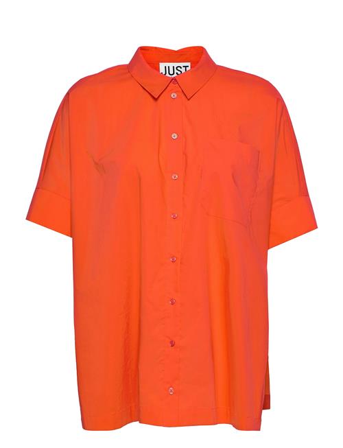 Se Just Female Noria Shirt Just Female Orange ved Booztlet